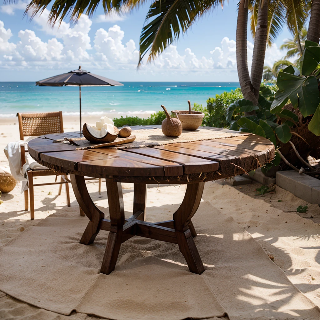 coconut , table