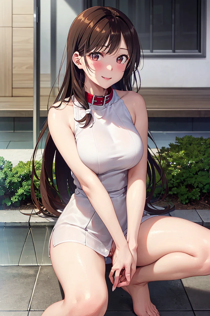 ((Perfect Anatomy, Very detailed肌)), 1 girl, Japanese, , Shiny skin, Take in the view, 
Beautiful Hair, Beautiful Face, Beautiful attention to detail, (Long Hair:1.4), (Baby Face), asts:0.5, Captivating arms, Captivating thighs, 
(smile), Are standing,  
(Beautiful views), Hotel Rooms, 
(8K, Highest quality, Masterpiece​:1.2, Very detailed), (Realistic), Beautiful illustrations, Cinema Lighting,girl, Chizuru Ichinose, masterpiece, best quality, extremely detailed, (illustration:1.2), high-resolution, 8K cg wallpaper, stunning art, nsfw, 1girl, (slave red collar), very cute face, young teens, complete nude, sitting on the long bench, feet perfect on the bench, perfect m legs, (spread pussy by herself with both hands completely:1.3), open legs, (pussy juice:1.1), very lovingly gaze, (blush:1.1), wistful, public indecency in the park, cherry trees, perfect front view, straight view,pubic hair、Bristles、gangbang,pubic tattoo,Spread your legs、Semen all over the body、cum on hair、bukkake,squatting,open legs、Pee、Urinating、Raise one leg、Like a dog、Completely naked