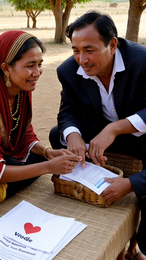 a rich man broke his promise to the villagers after the voting campaign