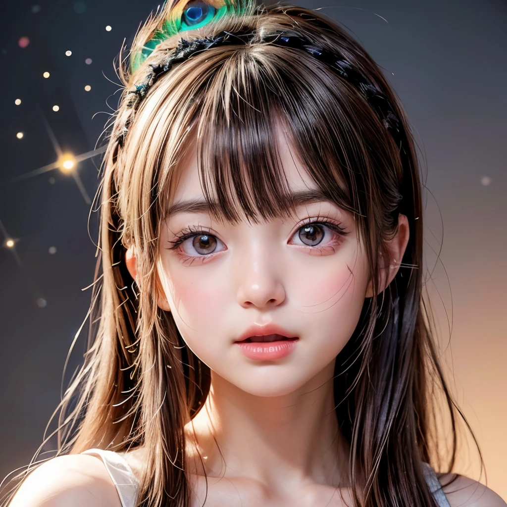 ((sfw: 1.4)), (sfw,She is wearing a long white embroidered skirt, a red blouse with lace, a white apron tied around her waist, blue socks, and brown leather shoes.A blue scarf is on her head. Yes, her accessories include necklaces, earrings, and bracelets. 1 Girl)), Ultra High Resolution, (Realistic: 1.4), RAW Photo, Best Quality, (Photorealistic Stick), Focus, Soft Light, ((15 years old)), (( (young face))), (surface), (depth of field), masterpiece, (realistic), woman, bangs, ((1 girl))