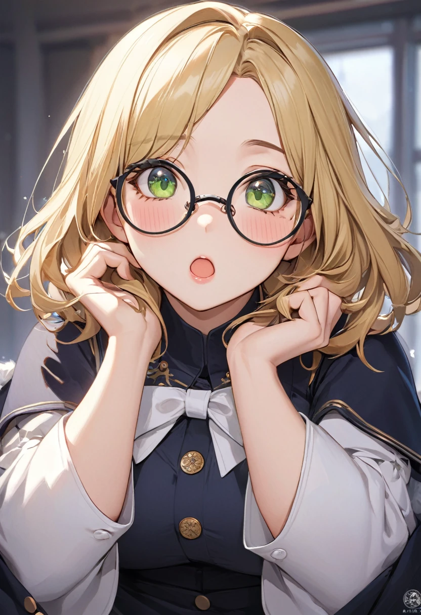 chubby girl, Blonde with green eyes, medium length hair, open forehead, round facial features, glasses with black square frames
Греческий стиль одежды, греческая одежда, греческая богиня, древняя Греция, древний мир, белое платье, открытые бёдра, древнегреческий мир
