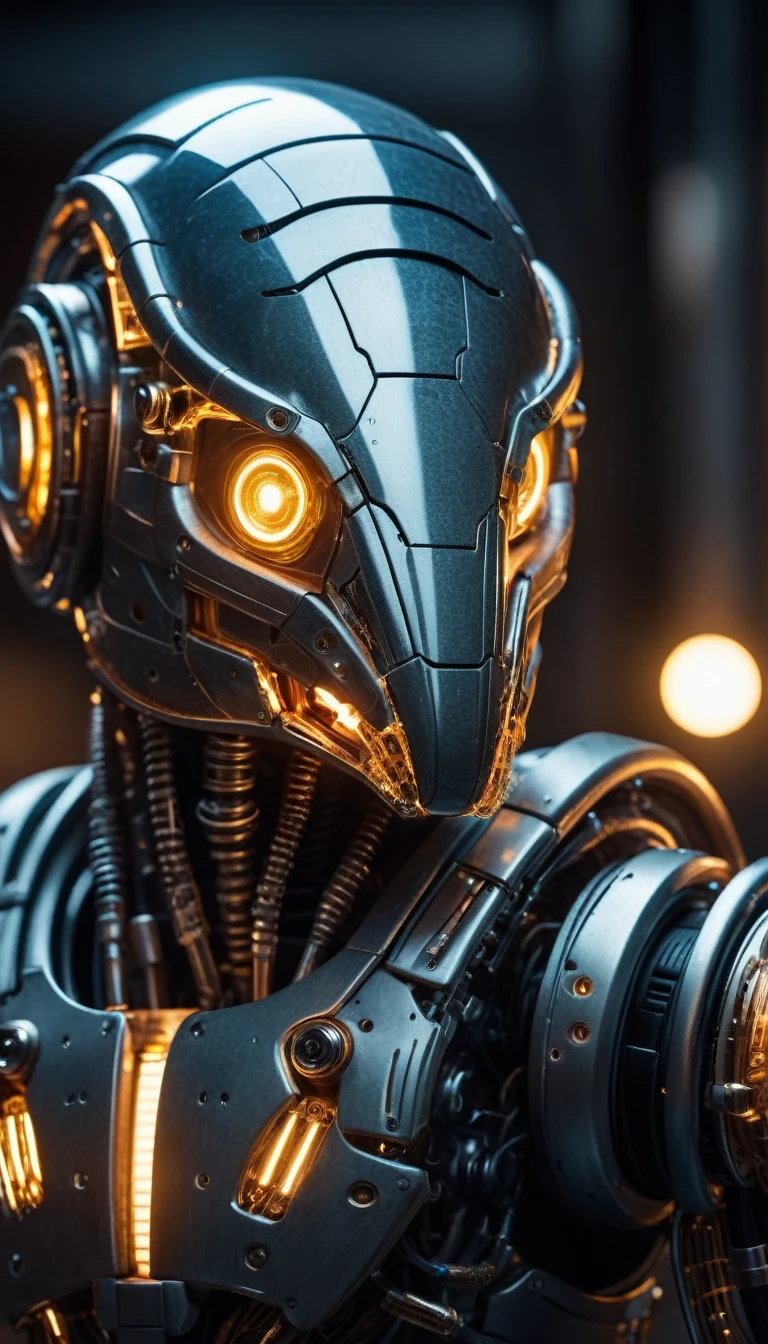 Translucent movie stills (Cybernetic robot armadillo:1.5), (Glowing Veins:1.3) (The cable enters the body, circuit:1.3), Very detailed, Vignette, Very detailed, High budget, Bokeh, Sulky, amazing, nice, Film Grain, granular