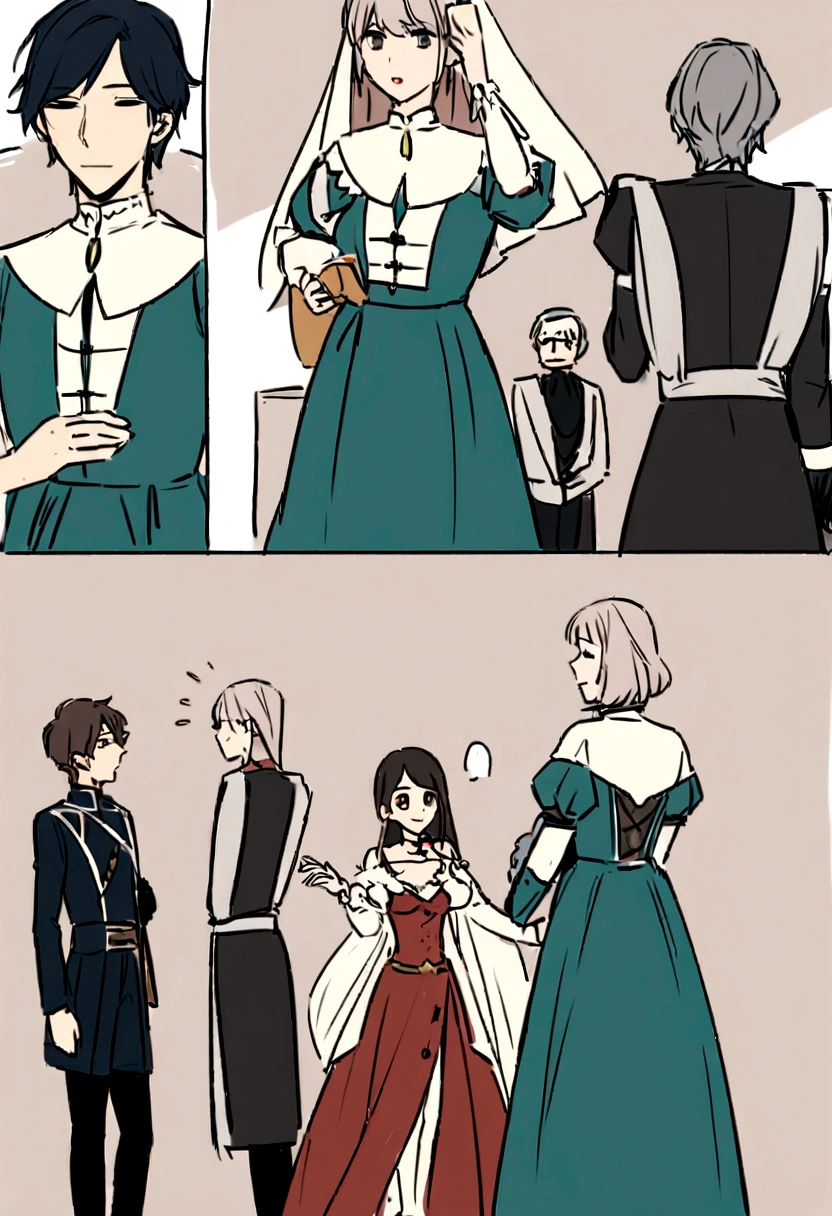 Clear, Here is an illustration of the process of a cuckolding encounter. In her, there are three main characters: the man who did not share his partner (HNC), The other man (ABOUT) y la mujer que compartió a HNC con ABOUT (WM). El HNC está desnudo o vestido con ropa sencilla para sentirse vulnerable mientras el ABOUT se visten con ropa sofisticada o MUY dominante. Ella es tomada por detrás por el ABOUT