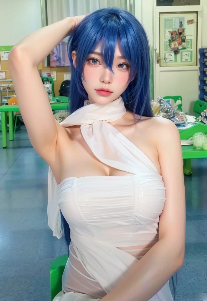 Game Art,CG Animation,Best image quality,Maximum resolution,8K picture quality,(A bust photo),(portrait),(Head close-up),(Rule of Thirds),Unreal Engine 5 rendering works,20 year old girl,((Queen)),The eyes are very detailed,(Large Breasts),Elegance and nobility,Ray Tracing,Game CG,((3D Unreal Engine)),OC rendering reflection mode,4K,Ultra-clear,Translucent lace,Fair and plump figure,Pretty Face,Glossy Gel Coat,身着华贵礼服的Queen,Gorgeous clothing,Luxurious and exquisite jewelry,Colorful makeup,Mummy bandages,Athena goddess