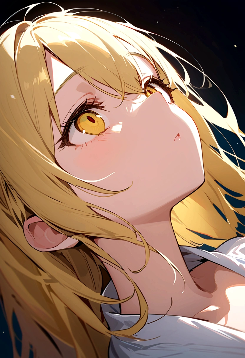 Anime girl posing with long blonde hair and nude, drawn in anime painter studio, by anime painter studio, kusart, zero zen art, detailed digital anime art, anime style super detailed, highest rated on pixiv, pixiv 3dcg, inspired by krenz kusaud, anime girl is crouching, in pixiv. , back muscles, beautiful back,
