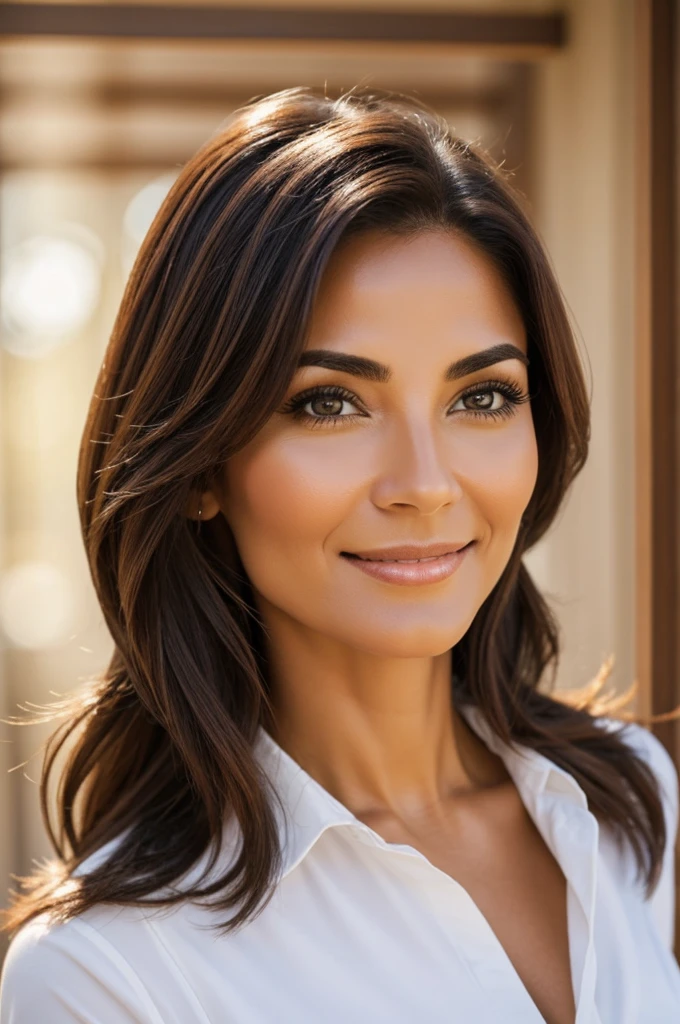 "Discover how to quickly enhance your appearance with our natural secret. Rejuvenate and feel incredible effortlessly!" Mujer de 40 años