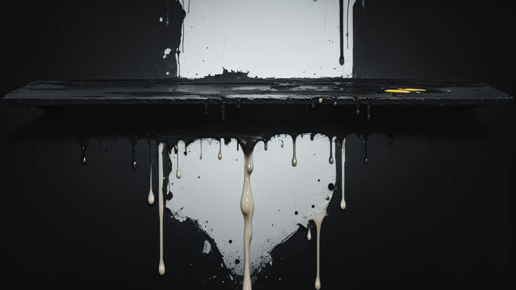 Create the word "SIGN UP" artistically and professionally, as if it were dripping with paint and with a completely black background behind.