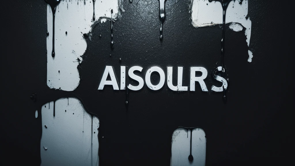 Create the word "SIGN UP" artistically and professionally, as if it were dripping with paint and with a completely black background behind.