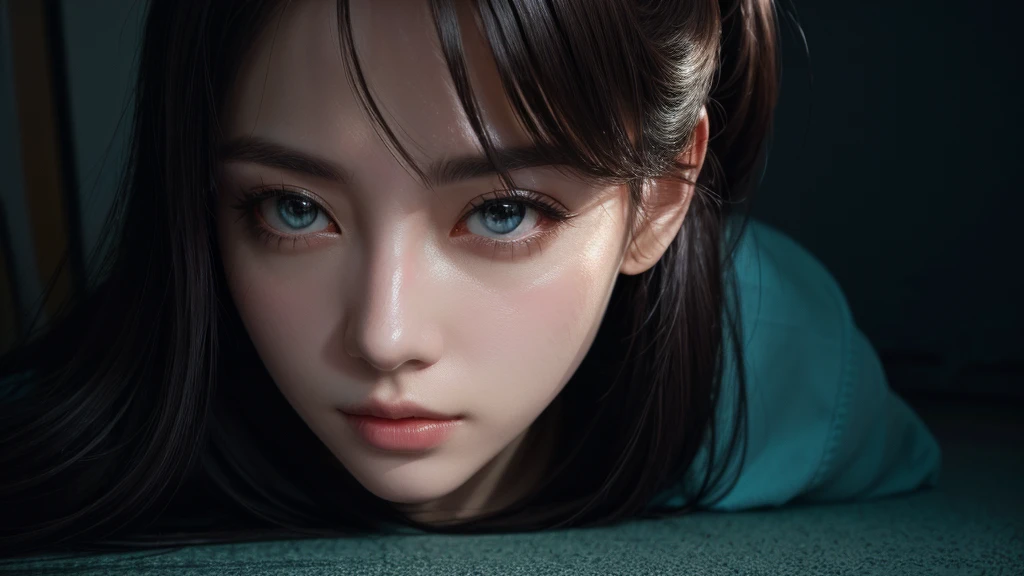 This character is the theme,Generate other wallpapers about her,Eyes on the floor,Do not change the character's appearance or clothing