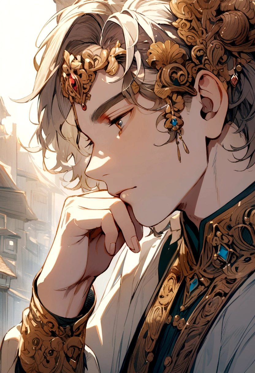 thoughtful boy