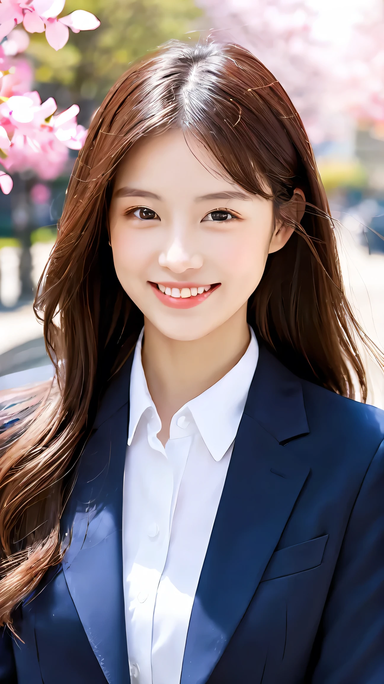 (Cute older sister:1.3)、smile,Spring atmosphere、Wearing a suit、((Valentine's Day))、evening、blonde、Very detailed、chocolate