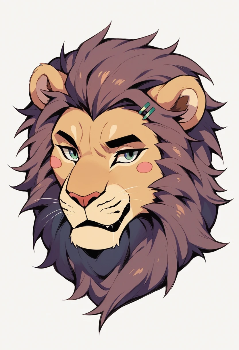 ((White Background)), ((Clip art )), ((Stickers)), (((Lion's Ears)), Beautiful wild rose fantasy art in watercolor, Beautiful face and perfect eyes with flowers, Angel Wings, chibi cute animation style, Bright colors, Intricate details, Hyper Detail, super high quality, 32k, Unreal Engine, isolated on White Background, cute, Sparkling