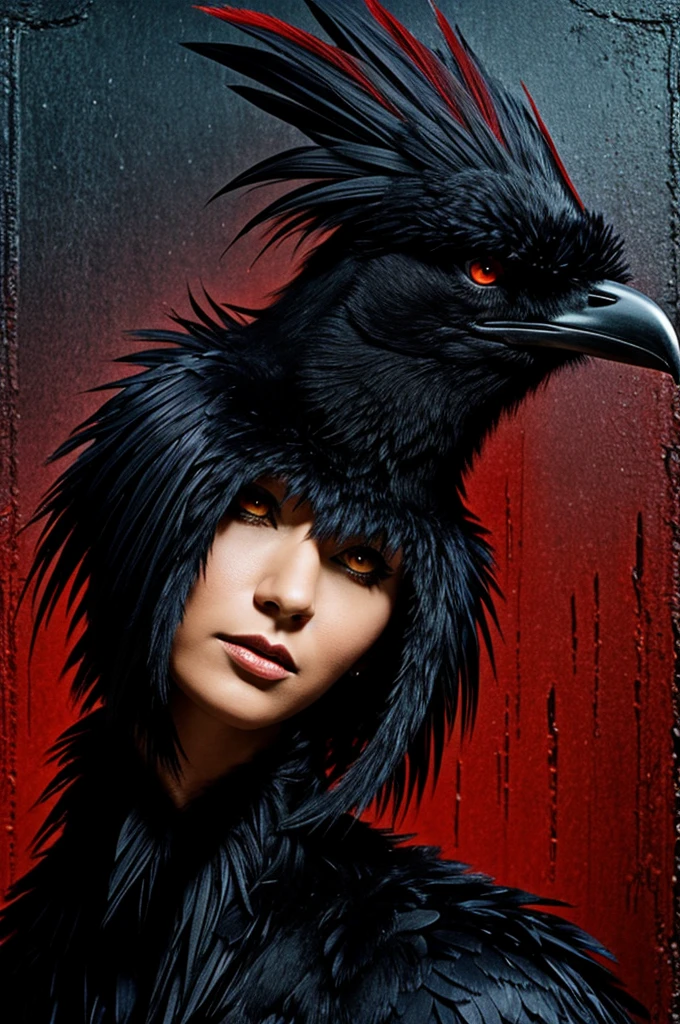 Sinsiter monster furry raven blood