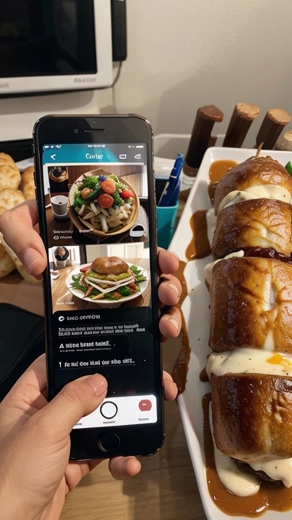 Generate an instagram food story
