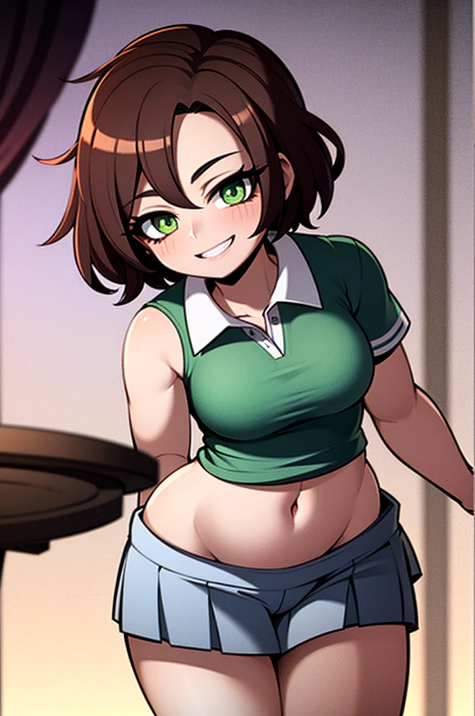 best quality, masterpiece:1.2), highly detailed, HDR, girl, 18 years old maid, (starbucks apron, naked apron, large neckline, covered_nipples: 1.2), model position, looking at the viewer, (beautiful detailed eyes, beautiful detailed lips, extremely detailed eyes and face, long eyelashes), (shapely, rounded, hourglass) body, (beautiful detailed breasts, shapely firm breasts), (shapely, toned) legs, seductive atmosphere, flirtatious look, very sexy, at the cafe, (seductive smile)