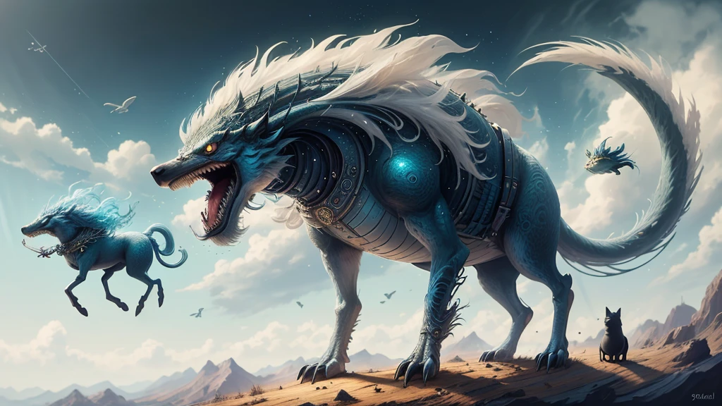 make believe whimsical animals that exist in a fantasy land