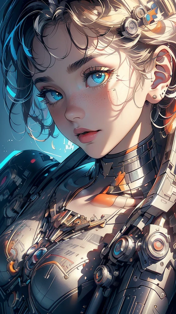 (((masterpiece, highest quality))),(((solo:1.2))),(((1girl:1.2))),32k wallpaper, very detailed, poster, vintage science fiction,(((((geometric cinematic movie poster))))), ((((bauhaus)))),(((abstract))),((((mid century modern)))),(((((portfolio))))),(((((Close-up))))),(((((bust up))))),((((more various angle)))),(((highlight))),((((heterochromia)))),(((complete. detailed face))),(((Extremely talented))),(((most complecated machine))),(((Overall colorfully))),((((((Absolutely simple background)))))),(((Dislocated jaw)))