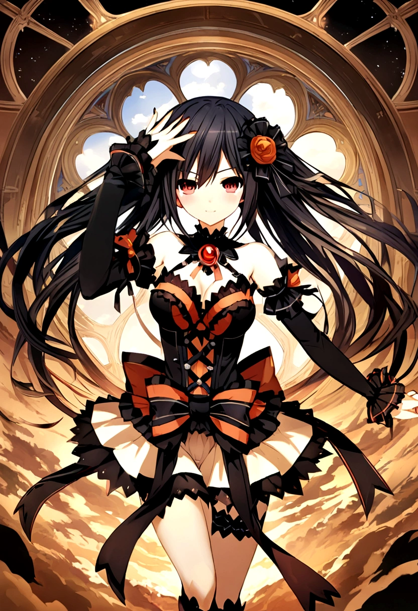 Draw Kurumi Takisaki from "Date a Live"