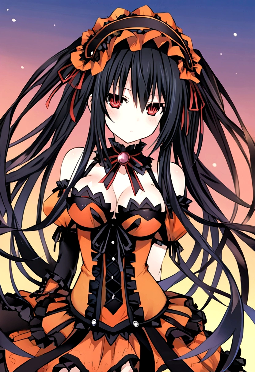 Draw Kurumi Takisaki from "Date a Live"