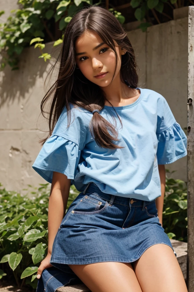 A girl without clother
