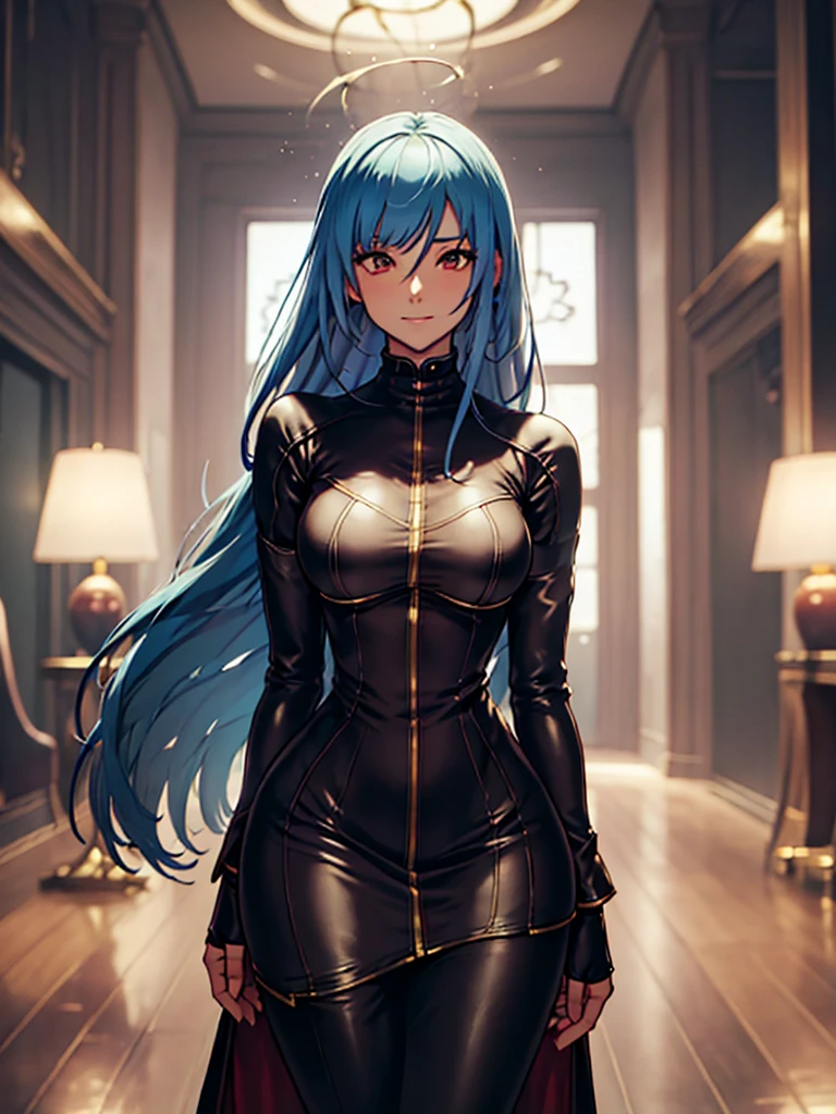 (masterpiece、top-quality、hight resolution), We capture a woman who has just been discovered to be a call girl by a man she is familiar with. Despite the awkward situation, she tries to remain calm and professional. She speaks with a mixture of resignation and determination." Treat me like any other call girl. Thank you for choosing me. Let's have sex in a pleasant way." The setting is a dimly lit room, and the focus is on her efforts to maintain her attitude as a sex worker, even though she is nervous about the fact that she is about to have sex with someone she knows. nsfw, A woman with a resigned smile, her eyes reflecting a sense of defeat. ((,hourglass dress))