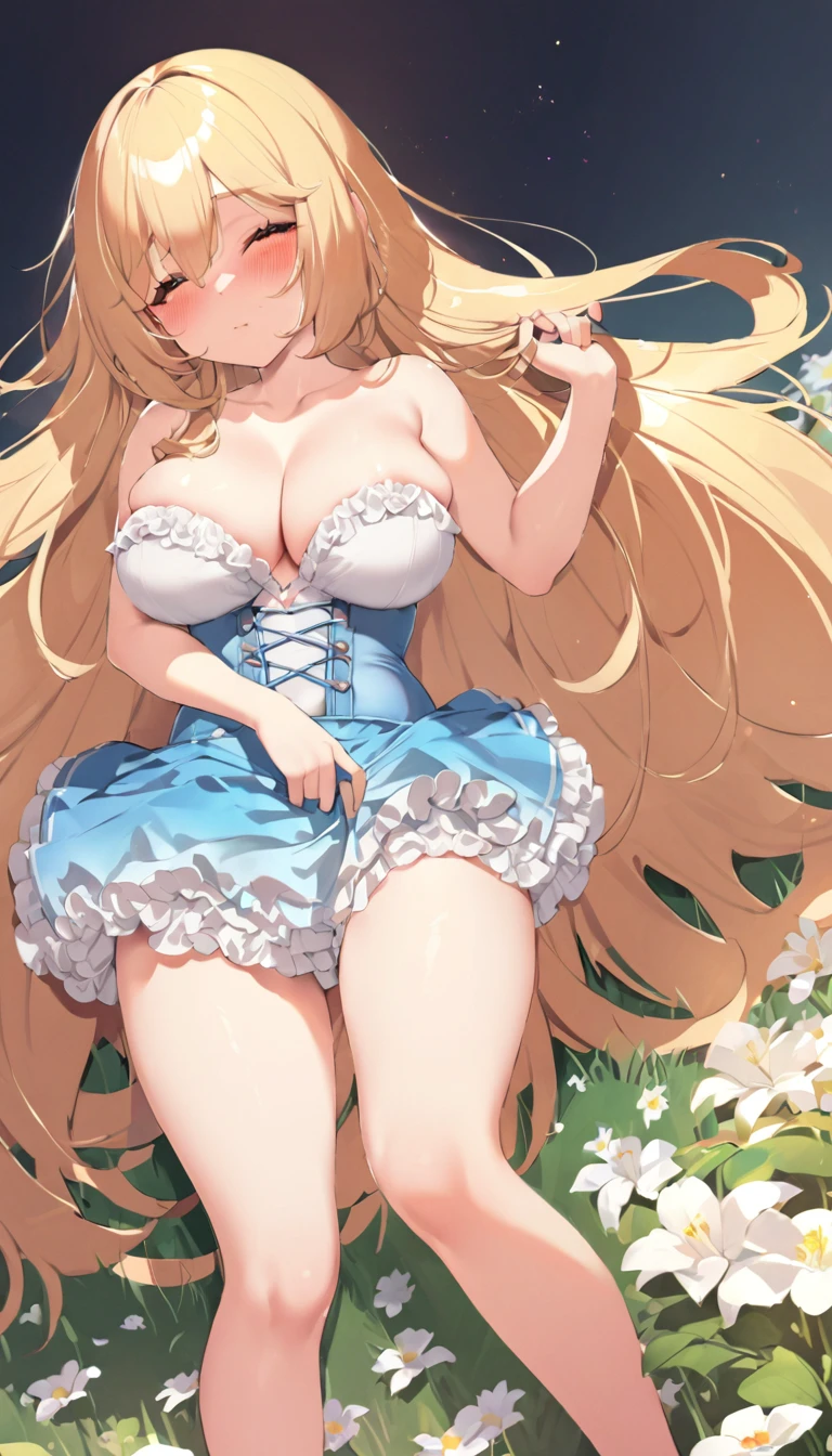 {{{{{16k,Ultra High-resolution realistic romantic Leaked photos of a bare neat virgin girl with her own swaying huge tits as pretty as a actress, She's in sunny glass field, she is so ashamed, so embarrassed, so humiliated, The way she embarrassed herself is adorable, The more shy she is, the smaller and cuter her face becomes}}}}},{{Extremely detailed}},{{{{{dye her cheeks flush and integrated her face pretty small, thick lips, Enchanting thick gross idol's Lips}}}}},{{{{{the best glossy bang neat long, voluminous hair}}}}},{{{{{the more her bodyline and transform into a pretty girl, her bare bodyline and weist are more and more curvier and softly, Injecting her with hormones to make her body, eyes, hair, body lines neat, Her waist so thin that it could not support her and fell back, All her shame turns to purity, and as she moans with a neat look on her face}}}}},{{{{{The more shy she gets, the more her tits droop and the droopier they get, and that's even more embarrassing}}}}},{{{{{She's given hormones that make her even more embarrassed, so embarrassed that she cowered and unable to control the sexual voice that comes out on its own, couldn't even open her eyes, The eroticism of her sexy, attractive, squeezing and moaning in her turns her hair a lewd color unthinkable from her usual purity, even her masturbation is pure saint neatness and she masturbates cutely, The bigger her tits get, the thinner her bare waist gets, tits that have grown disproportionately large for their age}}}}}