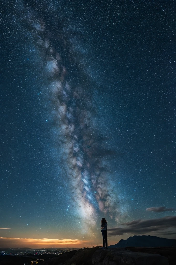 Night starry sky