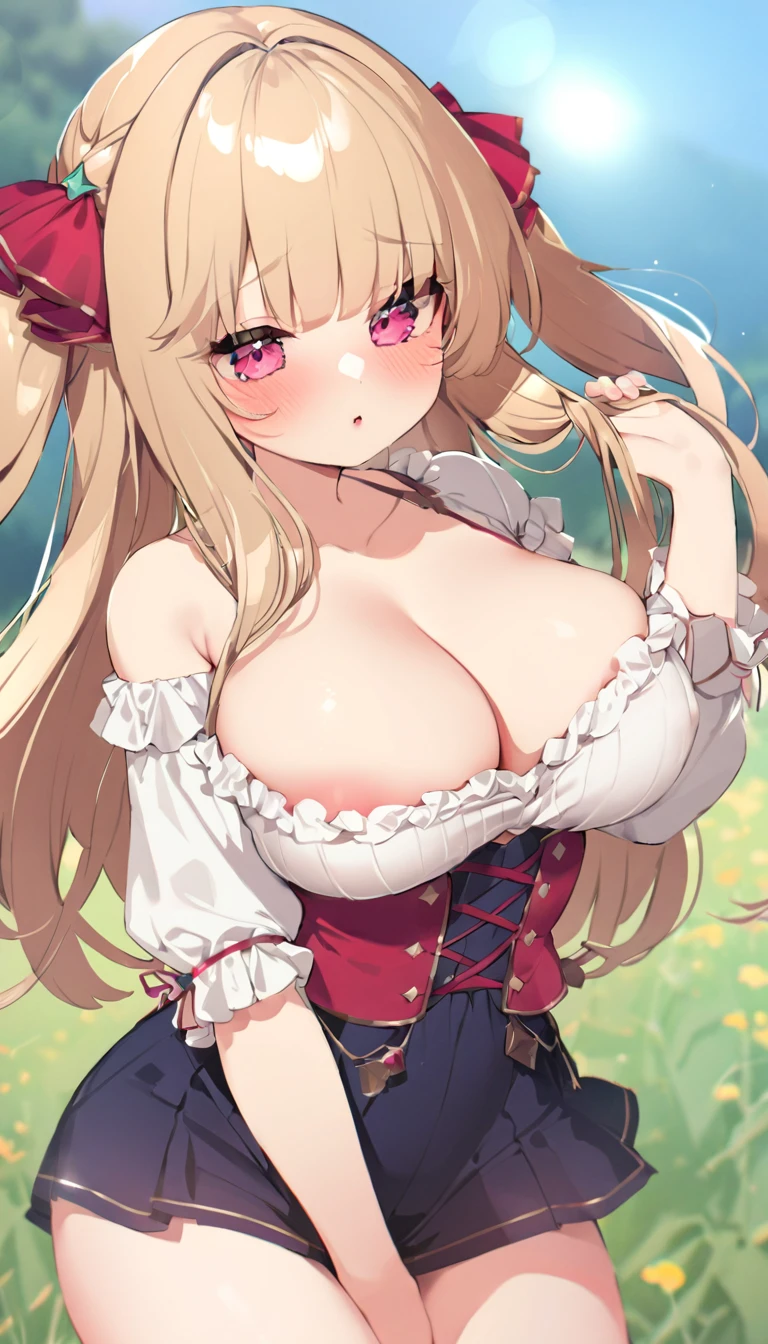 {{{{{16k,Ultra High-resolution realistic romantic Leaked photos of a bare neat virgin girl with her own swaying huge tits as pretty as a actress, She's in sunny glass field, she is so ashamed, so embarrassed, so humiliated, The way she embarrassed herself is adorable, The more shy she is, the smaller and cuter her face becomes}}}}},{{Extremely detailed}},{{{{{dye her cheeks flush and integrated her face pretty small, thick lips, Enchanting thick gross idol's Lips}}}}},{{{{{the best glossy bang neat long, voluminous hair}}}}},{{{{{the more her bodyline and transform into a pretty girl, her bare bodyline and weist are more and more curvier and softly, Injecting her with hormones to make her body, eyes, hair, body lines neat, Her waist so thin that it could not support her and fell back, All her shame turns to purity, and as she moans with a neat look on her face}}}}},{{{{{The more shy she gets, the more her tits droop and the droopier they get, and that's even more embarrassing}}}}},{{{{{She's given hormones that make her even more embarrassed, so embarrassed that she cowered and unable to control the sexual voice that comes out on its own, couldn't even open her eyes, The eroticism of her sexy, attractive, squeezing and moaning in her turns her hair a lewd color unthinkable from her usual purity, even her masturbation is pure saint neatness and she masturbates cutely, The bigger her tits get, the thinner her bare waist gets, tits that have grown disproportionately large for their age, Puffy boobs with deep cleavage and a larger nipped-in waist area}}}}}