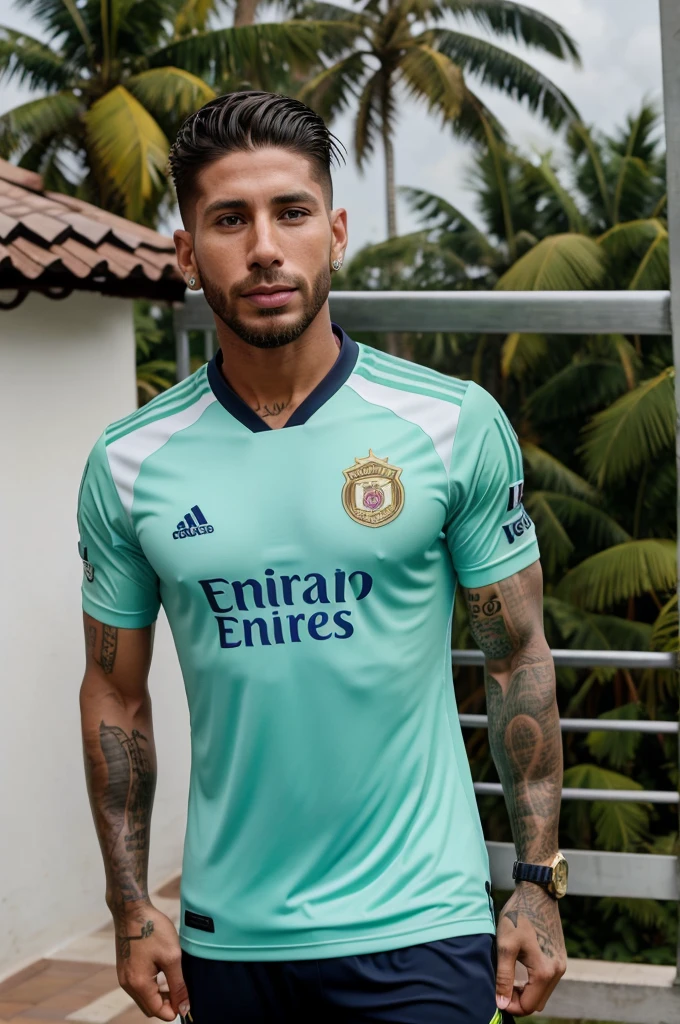 Sergio Ramos in Kerala Boasters FC Jersey