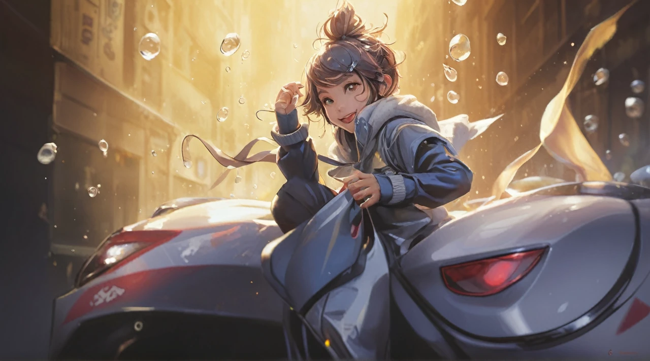 masterpiece, best quality, highly detailed, sharp focus, dynamic lighting, vivid colors, texture detail, particle effects, storytelling elements, narrative flair, 16k, UE5, HDR, subject-background isolation,2D,watercolor,
1 smile girl, xxmixgirl, xxmixgirl, 1girl wet tshirt water drops, splash detailed, surreal dramatic lighting shadow (lofi, analog), kodak film by Brandon Woelfel Ryan McGinley, (perfect hand:1.2), hip, waist