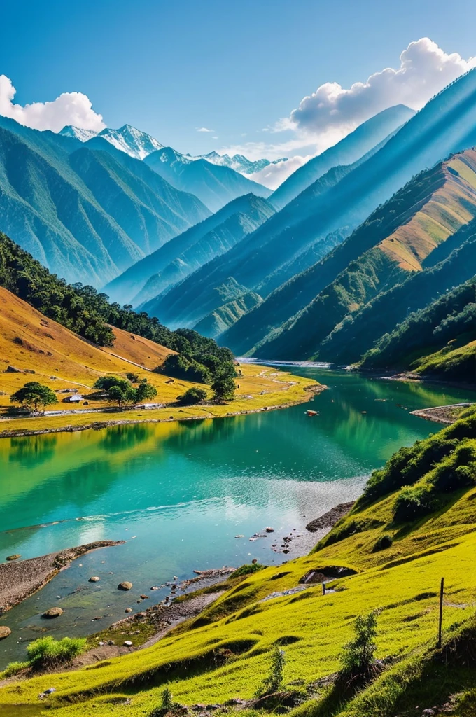 Create a visually appealing painting by using water colours promoting tourism in Arunachal Pradesh,
emphasizing places that are of tourist attraction, climate,
Instructions:
➢ Using eye-catching slogans and visuals.