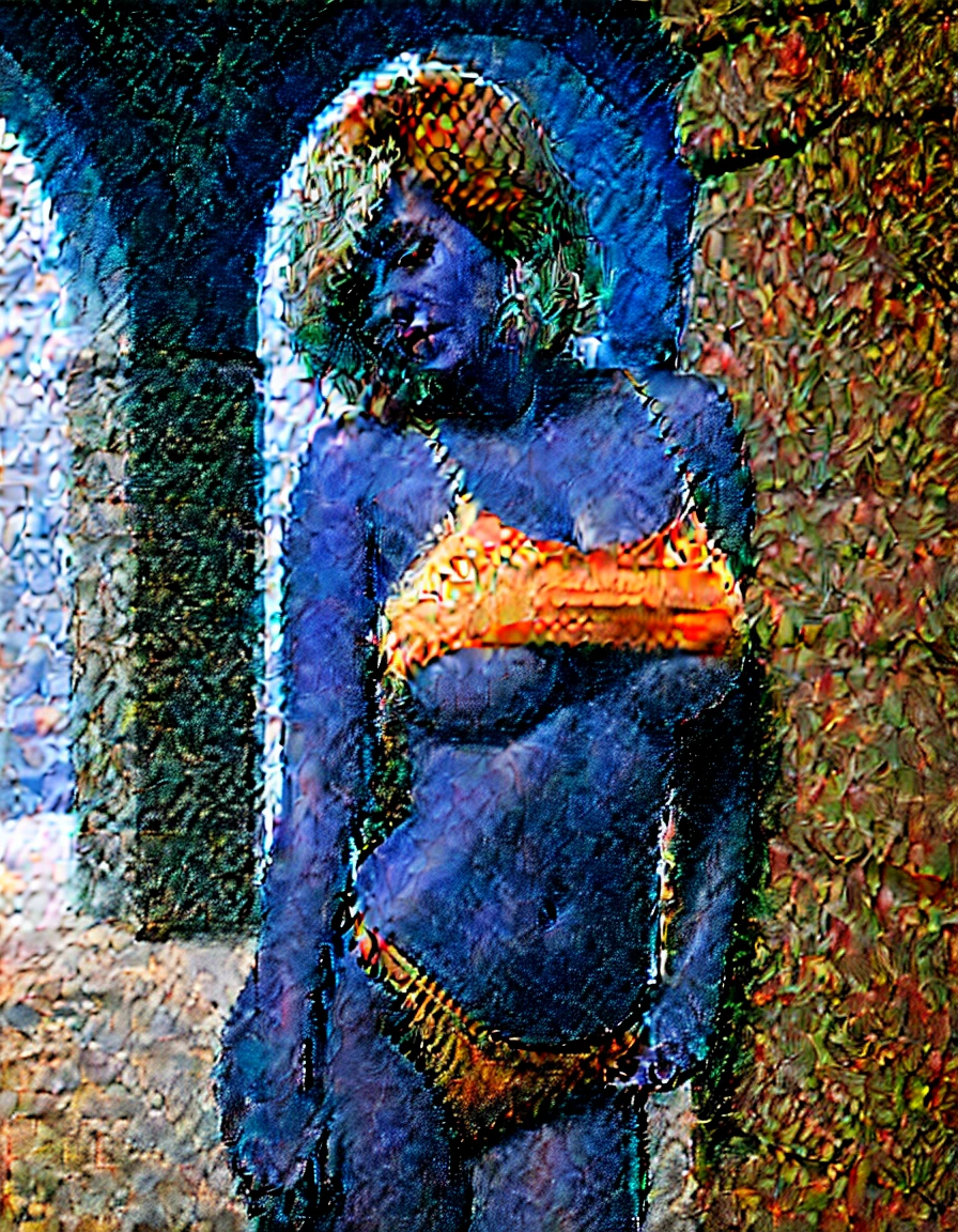 microkini, seductive pose in a stone archway, massive breasts, huge breasts, shy girl, messy bob hairstyle, hair covering her eyes, looking downwards, candid picture, candid pose, sultry expression on her face, lips parted, soft light from the side, backlighted, soft morning lighting, viewed from the side, low camera angle, V shaped panties, string sided panties, perfect bottom, perfect ass, side view, araffe woman in a grey triangle bikini posing seductively in a stone archway, faint smile,  grey bikini, gorgeous bikini model, wearing a grey bikini, triangle bikini, bikini model, elegant bikini, tiny bikini, futuristic grey-space-bikini, cute bikini,  next to a pool posing in a stone archway, sling bikini, tanned, sexy girl,  (messy bob hairstyle, white blond hair color), messy hairstyle, messy bob, messy hairstyle, white blond, 5 foot 3 inches tall, 110 pounds in weight, 34G breasts, large firm round breasts, very large breasts, cleavage, photorealistic, 4K, 8K, UHD