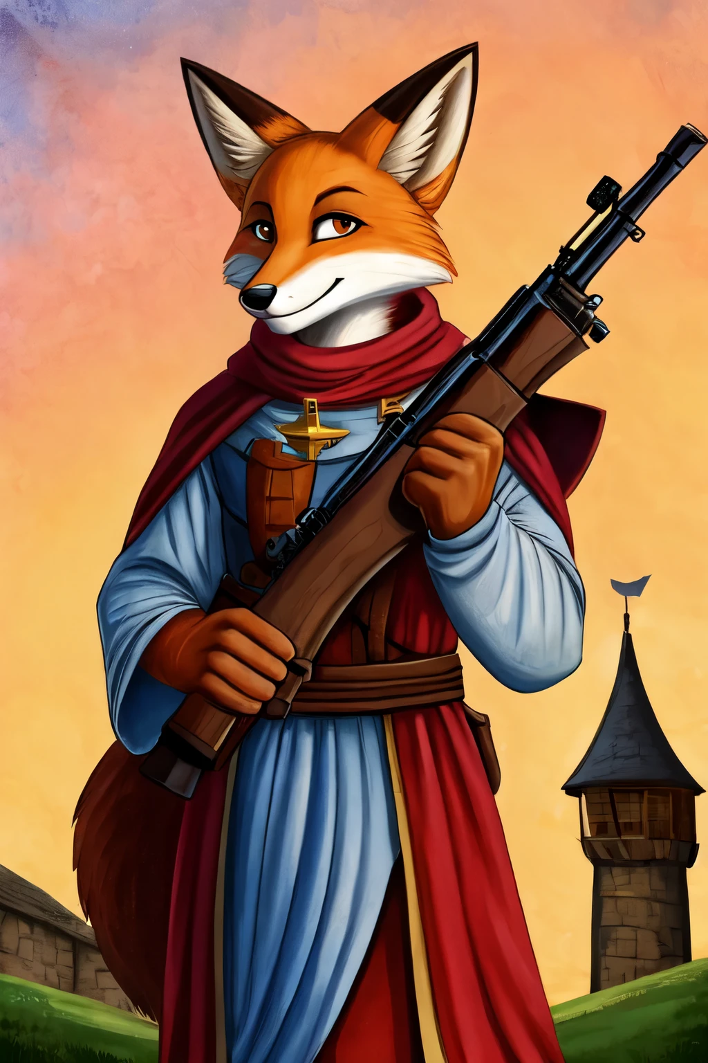 medieval adult sniper fox