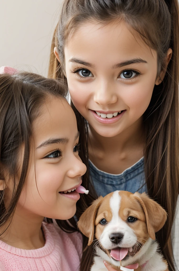 Girl with cute puppy themed gag, it’s shaped like a puppy bone and it’ll go in her mouth
