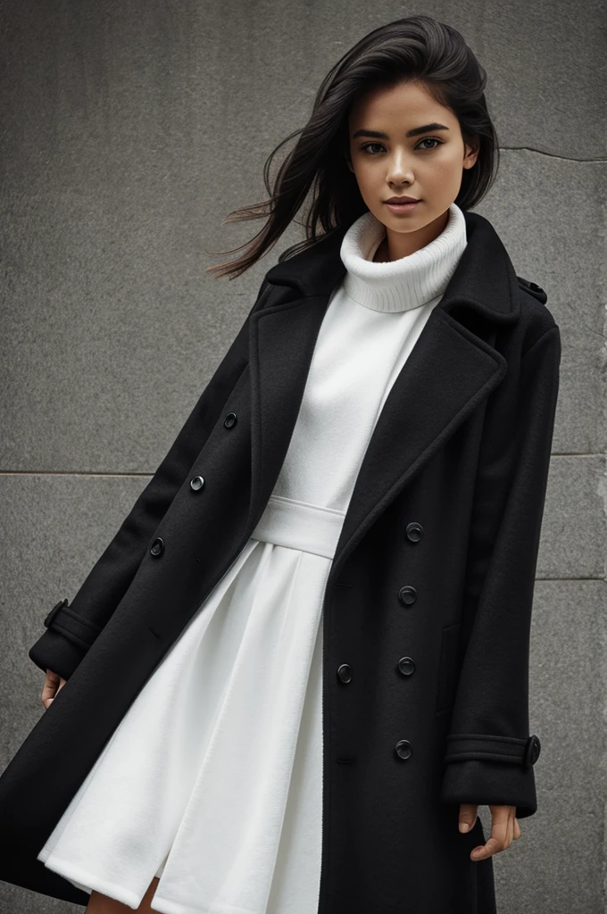 black coat drawing