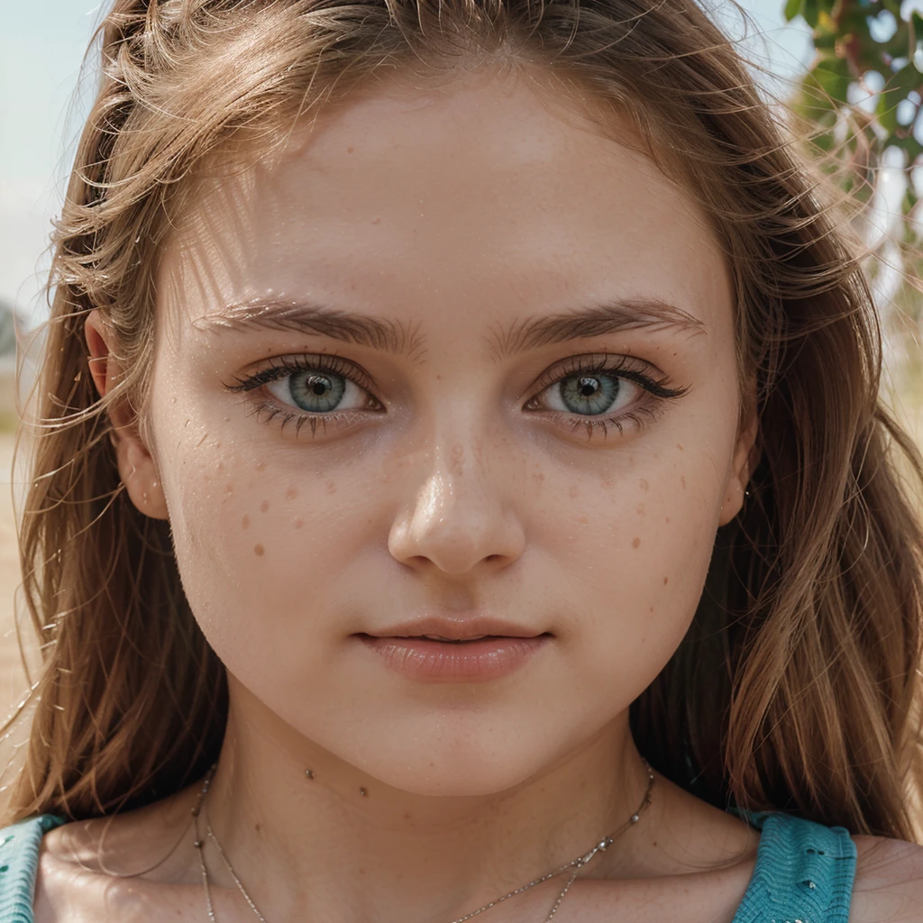 Beautiful white skin woman aged 20, long blond hair, green blue eyes, breasts ((85C)), thin face, small freckle, eyeline, mascara, slight smile, ((Lauren Burch)).
We find her in sexy, elegant outfit, highlighting her body and her curves.
4k, Ultra high resolution, ((Hyperrealism)), LUT from Instagram, Cinematic light, masterpiece, best quality, ultra-detailed, contrast, clear sky, analog style (look at viewer:1.2) (skin texture) (film grain:1.0), (warm hue, warm tone)
