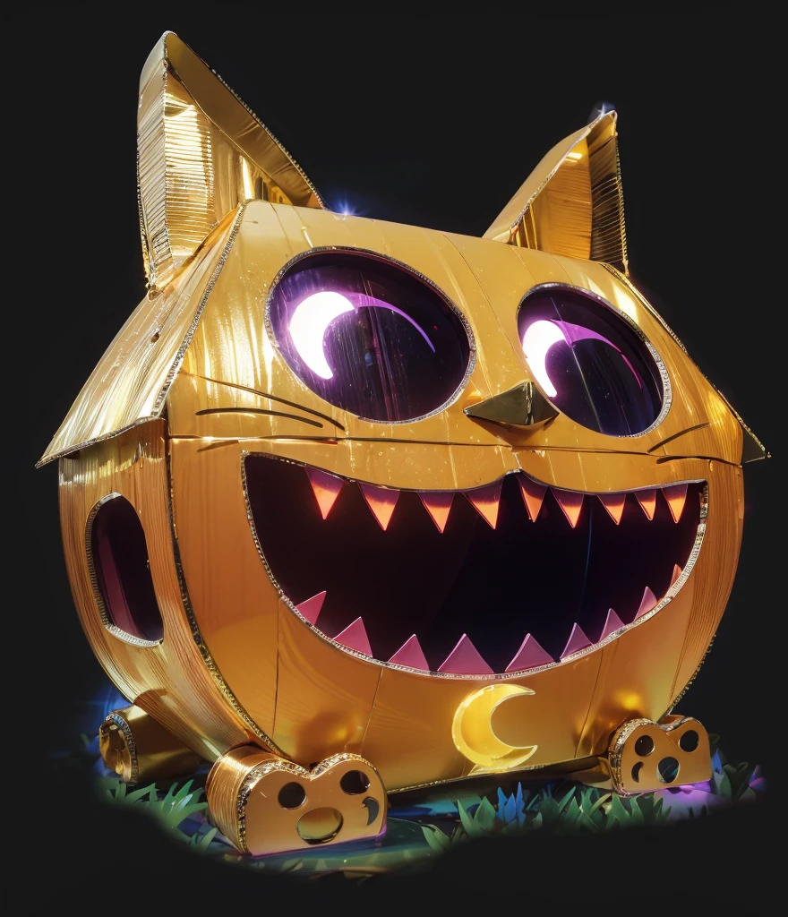 cardboard adorable cat-like creature big eyes, cute pink 3d cat, cute violet 3d realistic cat toy made of plastic glossy texture, smooth 3d model, glossy plastic texture, multiple light sources, rim light, sharp post effects render, most beautiful vfx, , realistic,cardboard 4k, high resolution, rim light, smooth 3d model. , (glossy plastic texture with multiple big light probe refractions)3d style, simplified design, 3d render, glossy texture, smooth 3d model, multiple light sources, rim light, sharp post effects render, (glossy plastic texture with multiple big light probe refractions), perfect cgi, smooth silhouette, high intensity refraction, (super glossy material), most beautiful vfx , blue background, plastic refractions, realistic, 4k, high resolution, rim light, photo shoot, commercial photo, profile shot, 4k, rim light, high resolution, cardboard 4k, glossy texture, smooth 3d model, multiple light sources, rim light, sharp post effects render, (glossy metallic texture with multiple big light probe refractions), perfect cgi, cgi art created only with gradients, smooth silhouette, high intensity refraction, (super glossy chrome material), most beautiful vfx, blue background, chrome metal refractions, multiple light sources, rim light, sharp post effects cardboard render, perfect cgi, digital art, detailed digital art, reflective, best quality, 4k, masterpiece:1.2, ultra-detailed, realistic, vivid colors, dark and moody lighting, The image of the highest quality, ensuring every detail is showcased perfectly. It in 4k resolution, allowing viewers to immerse themselves in the richness of the colors and intricate details. The realistic rendering. under the spotlight, reflecting, high-resolution image, realistic rendering, dark background, and rim light photorealistic The image features three characters standing in front of three houses. The characters are a red-haired mermaid, a purple cat, and an orange dog. They are each holding a yellow maraca cardboard