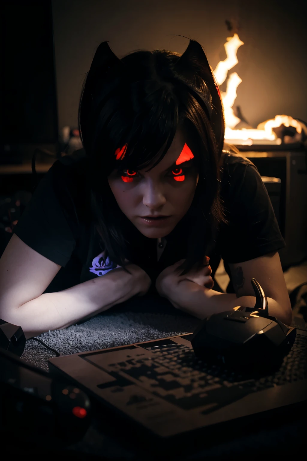 Create a demonic logo for my gaming channel
