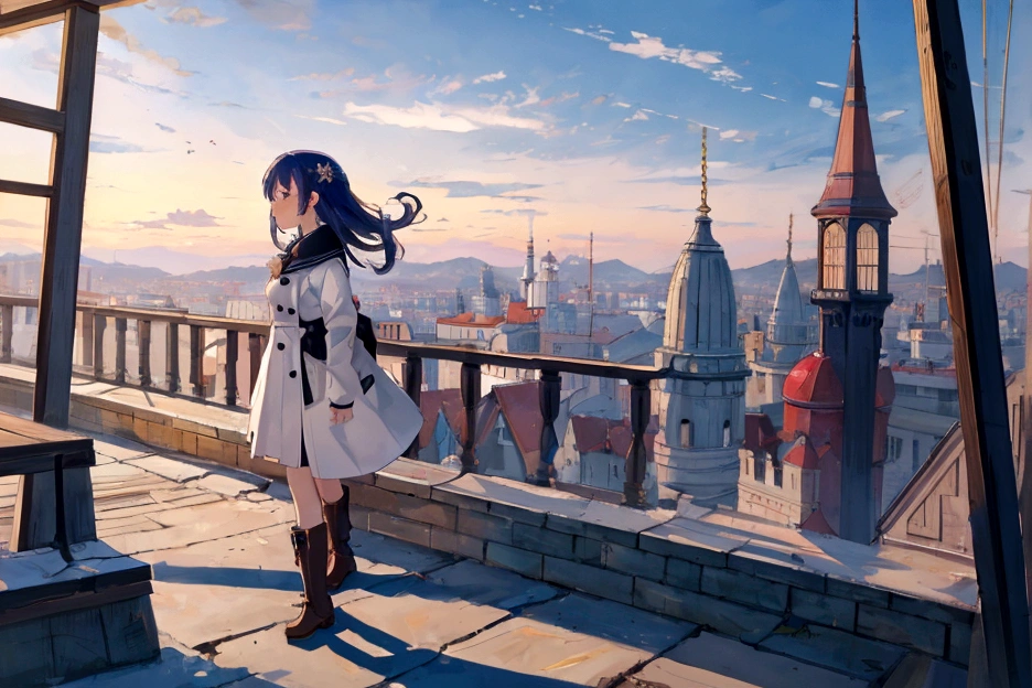 masterpiece, Highest quality, alone,One girl,View your viewers,Outdoor,Anime Style,
Flash Sarah,boots,