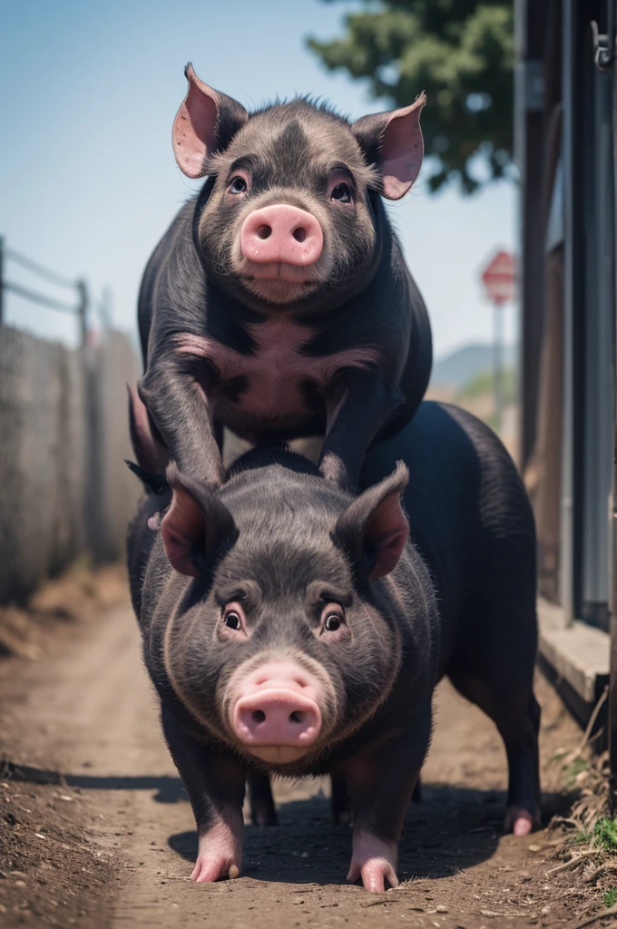 A demon pig