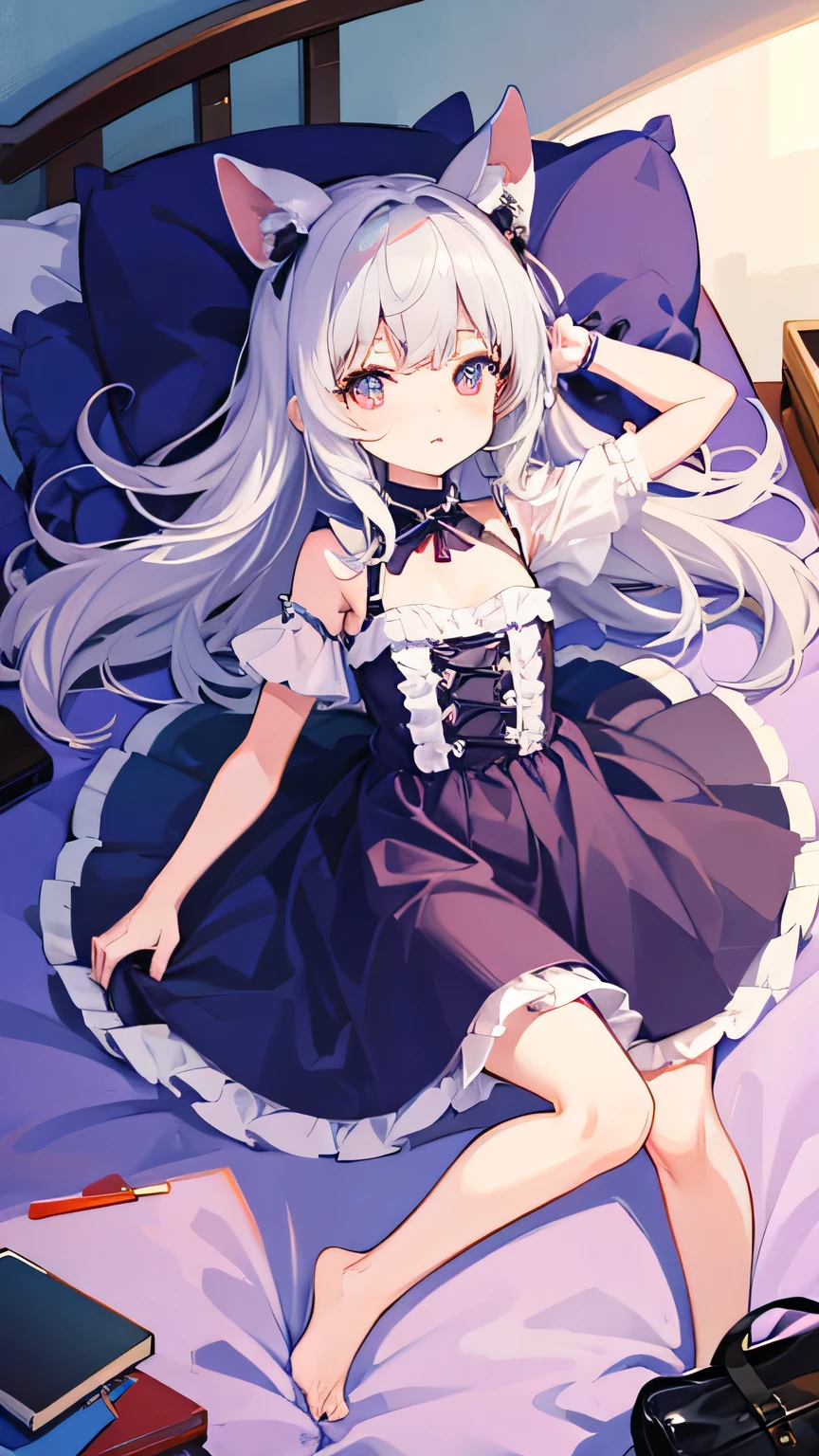 A little ,G cup,bedroom,full-body shot,detail,Ultra HD