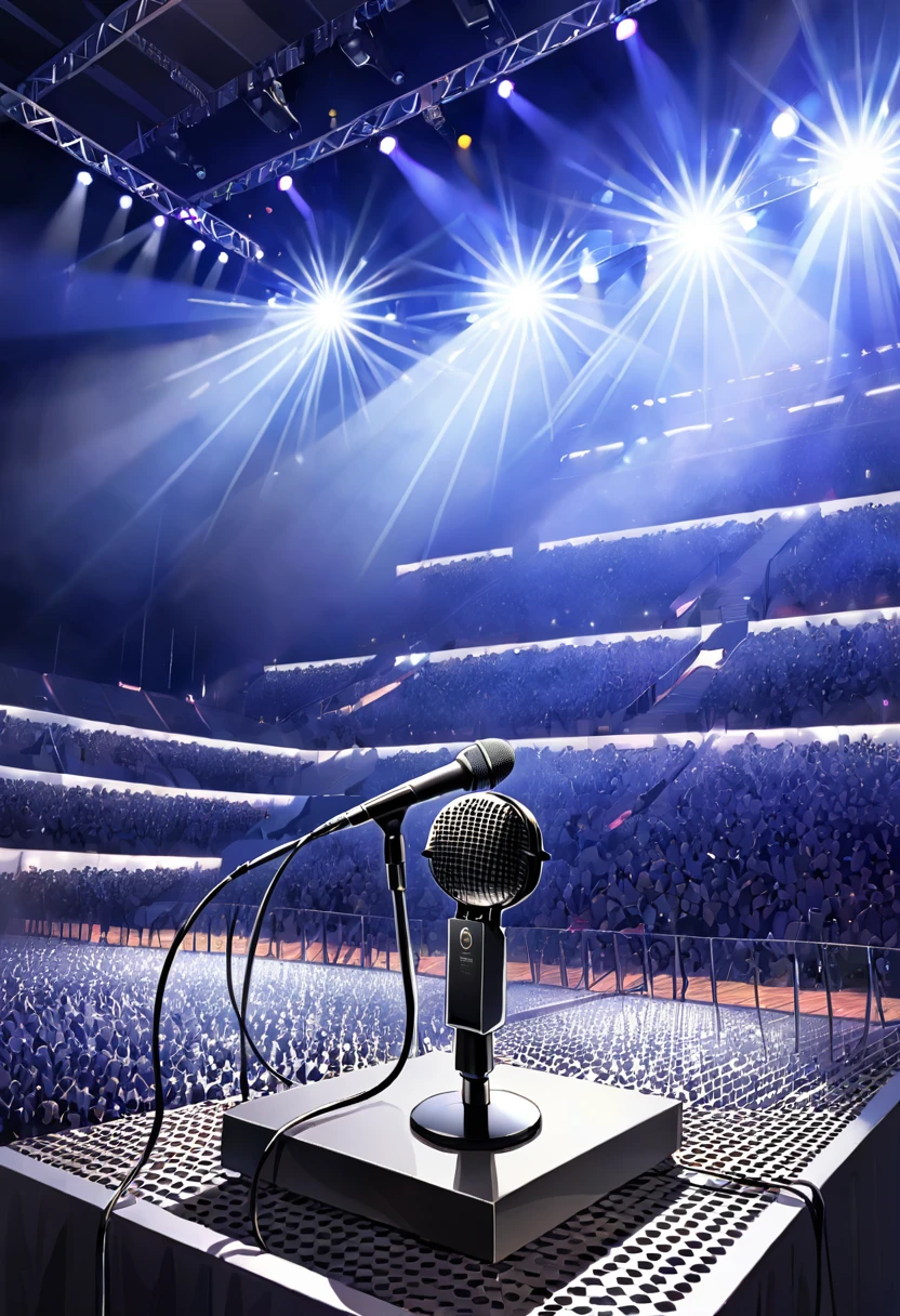 38 Microphone、38 Microphone越しに見える客席