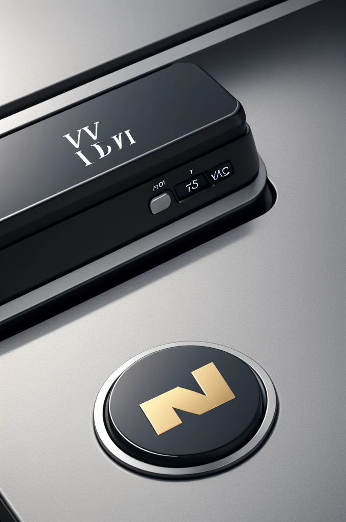 A logo with DV initials for a radio