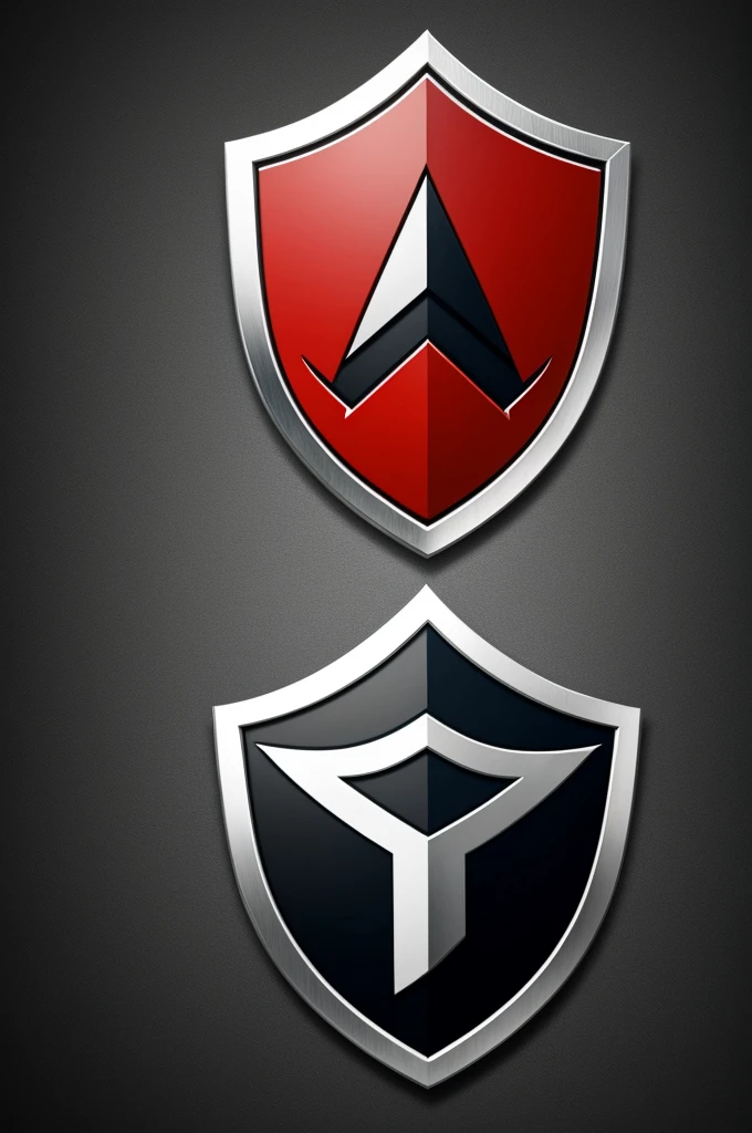 Background of a logo with an Acha and that says Ax E-sport shield type