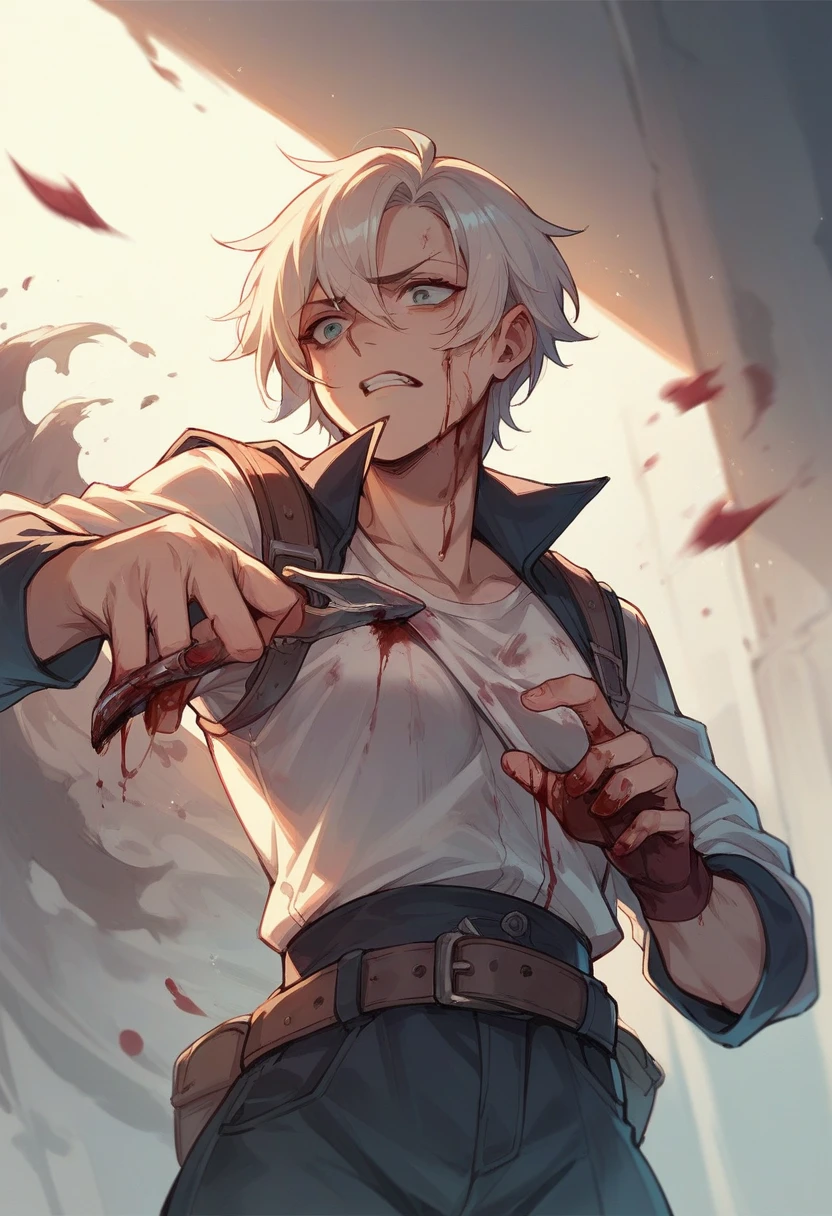 Torture devices、old parchment、A large, bloody sword、Blueprint