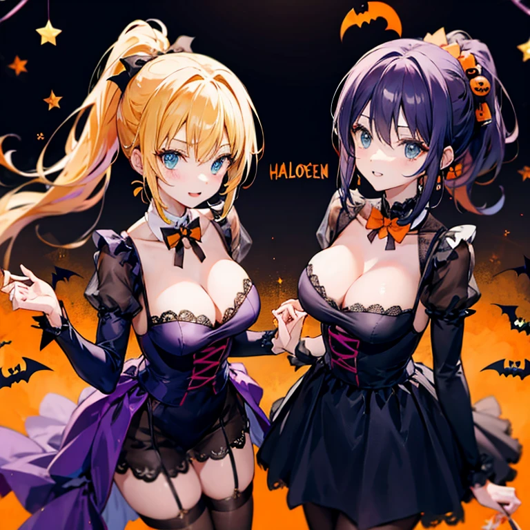 Ponytail sisters，Halloween costumes