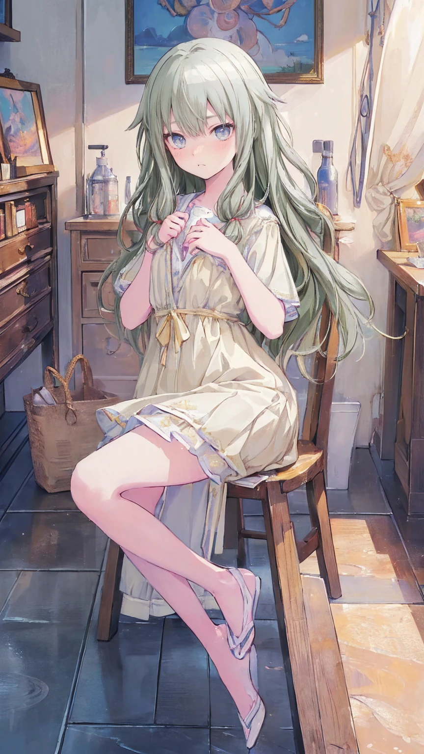 (masterpiece, 最high quality:1.6),Best image quality、最high quality、Lori、Girl、 Cute pose, masterpiece, Anime art style, Cute moves、Most detailed, high quality、Shiny Hair、Very fine and beautiful bright eyes、nose blush、Very detailed, clear and beautiful face, Awards, (((Anatomically correct))、Cowboy Shot