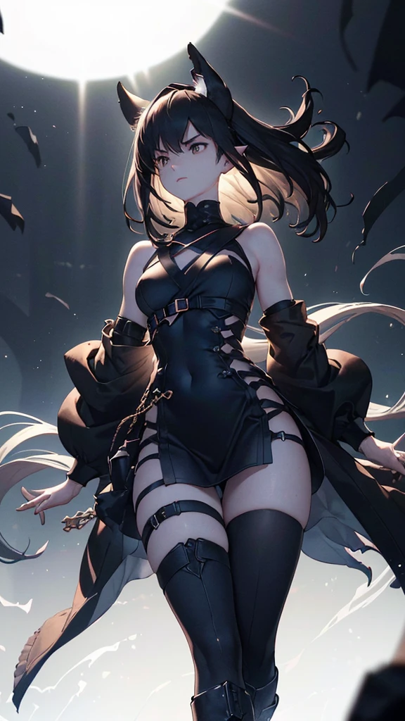 (((dark atmosphere ambient darkness, dark background)), 1girl, serious, standing, looking down, (((shadows on face, dark hair, dark eyes)), (pointed ears), (sharp jawline), (pale skin), (tiny nose), ((high contrast)), (black clothes, black boots, dark colors), (nighttime, darkness), (fog), (mist), (dark trees), (hidden face), (low light), (strong pose), (centered), (facing down), (hidden eyes), (serious expression), (intimidating), (strong pose), (void: 0.8), (((sharp features:0.9), defined eyes:0.9)), ((head:1, arms, hips in view, elbows, thighs, in view)), (strong hands), (tiny fingers), (sharp nails), (low key lighting), (high contrast), (strong pose), (centered), (high contrast), (strong pose), (void: 0.8), (((sharp features:0.9), defined eyes:0.9)), ((head:1, arms, hips in view, elbows, thighs, in view)), (strong hands), (tiny fingers), (sharp nails), (low key lighting), (high contrast), (strong pose), (centered), (high contrast), 25 years old),BREAK,4k resolution)),((high quailty lens)),((lens ISO f4.5)),((effect blurred rim +5)),((Eliminates Chromatic Aberration)),((Enable Canon lens correction)),BREAK,((best graphics model)),((Bright balance and soft ratio)), ((moderate dark balance)),((dark area 30%)),((((contrast 10%)), BREAK,((ratio sun beam 60%)),((Sky light 10%)),BREAK,((of the highest quality, 8K,Raw photo)),Japanese style colors, Soft-beam light, afternoon light,BREAK,((Fixed Finger, Hand))