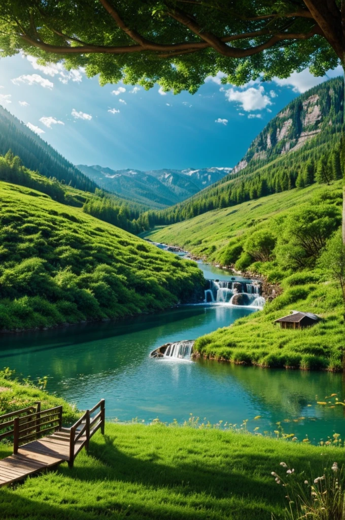 the influence that nature provides to environments created by humans