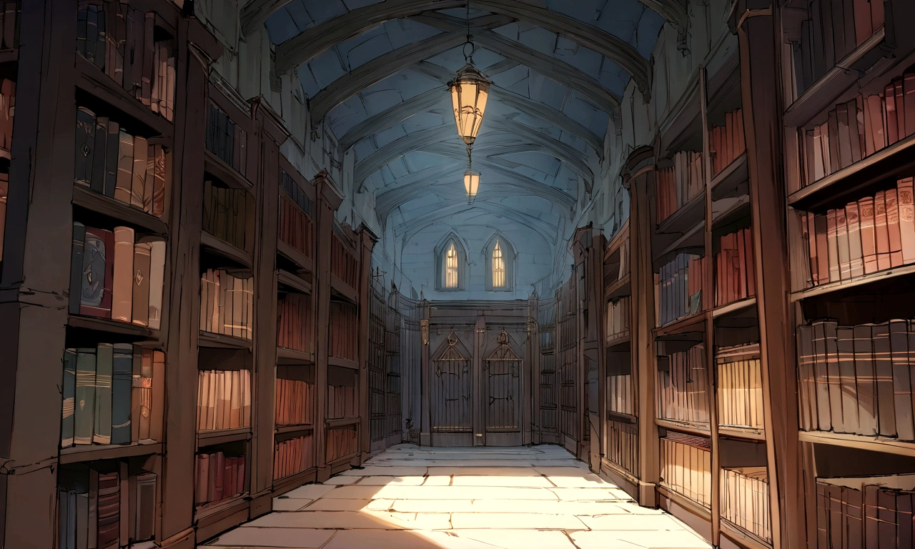 ((((masterpiece, Highest quality, High resolution)))), High detail, manga,anime,Illustration Style,Cursed Sword,Sinister Sword, Topic Prompts "A room with a desk and bookshelf, background, library background, Ancient library, Standing in a magical library, Dusty library, Ruina concept art library, In a dark library, library, Adding context = Magical library" possible: "Surrounded by ancient documents and dusty volumes. The room exudes mystery and charm., Soft light coming through stained glass windows. Fascinated by the vast amount of knowledge. The library is reminiscent of an alchemist's sanctum, Full of ancient manuscripts, Potion Ingredients, Alchemy Equipment. A bookshelf filled with leather-bound books, The worn spine speaks of the wisdom of the years. The walls are decorated with elaborate tapestries,Drawings of mythical creatures and celestial bodies. The atmosphere was solemn and solemn., It's as if time itself is holding its breath within the walls.. Extremely detailed down to the last detail, Realistic quality, Capture the texture of the weathered page and the flickering flame of a candle. The overall color palette is rich and warm., Deep reddish, Arcee Brown, Golden decoration. The lighting casts a gentle shadow, 部屋の複雑さを明らかにする このmasterpieceは、It takes the audience into a realm of magic and knowledge., inviting them to delve into the secrets that lie within the boundless shelves of the library."